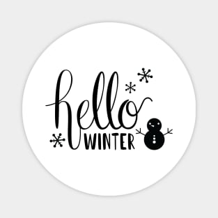 Hello Winter Magnet